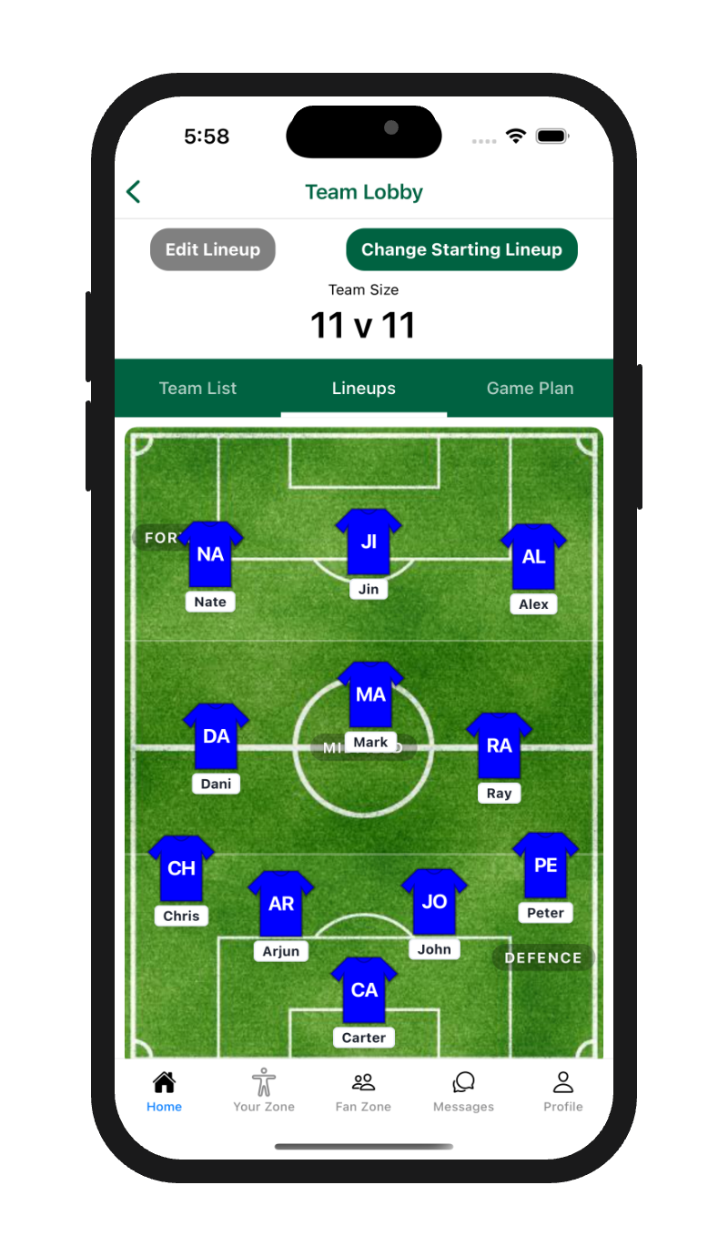 Play screen